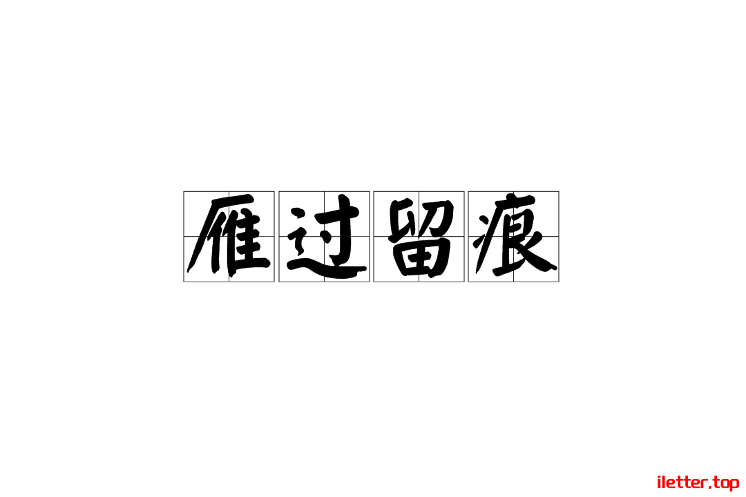 雁过留痕
